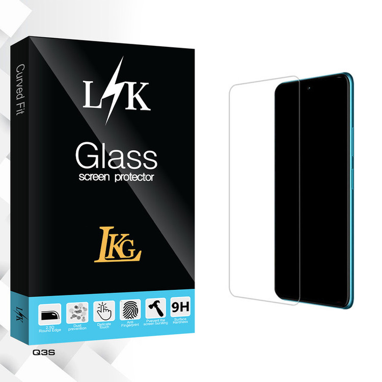 محافظ صفحه نمایش شیشه ای ال کا جی مدل LK Glass MIX3 مناسب برای گوشی موبایل ریلمی Q3S