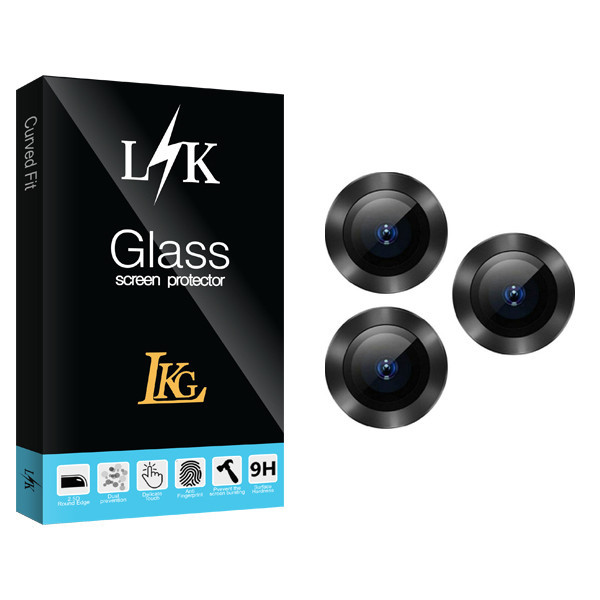 محافظ لنز گوشی ال کا جی مدل LK Glass FLL مناسب برای گوشی موبایل اپل iPhone 13 Pro
