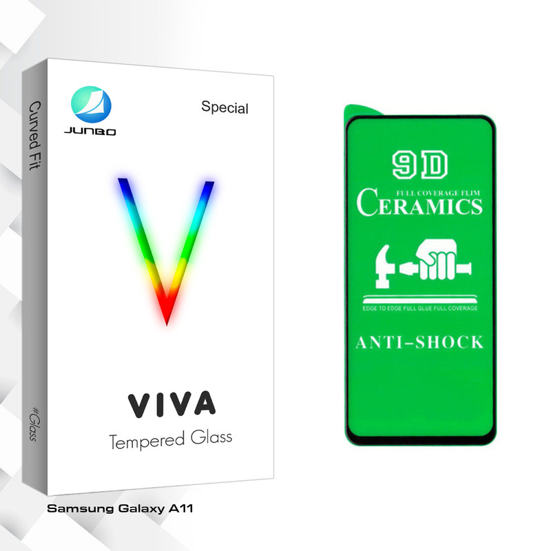 محافظ صفحه نمایش سرامیکی جانبو مدل Viva Glass مناسب برای گوشی موبایل سامسونگ Galaxy A11