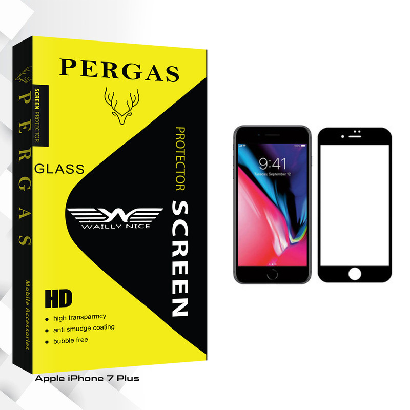 محافظ صفحه نمایش وایلی نایس مدل Pergas Glass مناسب برای گوشی موبایل اپل iPhone 7 Plus
