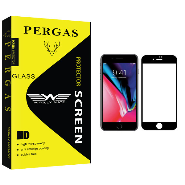 محافظ صفحه نمایش وایلی نایس مدل Pergas Glass مناسب برای گوشی موبایل اپل iPhone 7 Plus