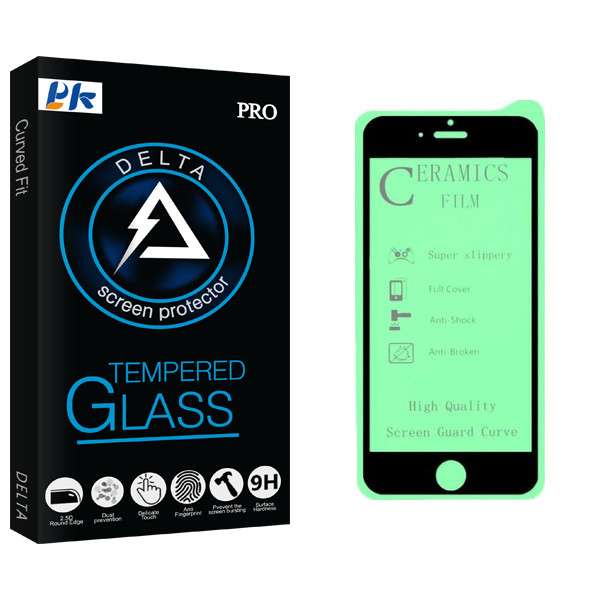 محافظ صفحه نمایش سرامیکی پی کی مدل Delta Glass مناسب برای گوشی موبایل اپل Iphone  6s/6