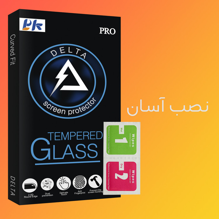 محافظ صفحه نمایش سرامیکی پی کی مدل Delta Glass مناسب برای گوشی موبایل اپل Iphone 6s/6