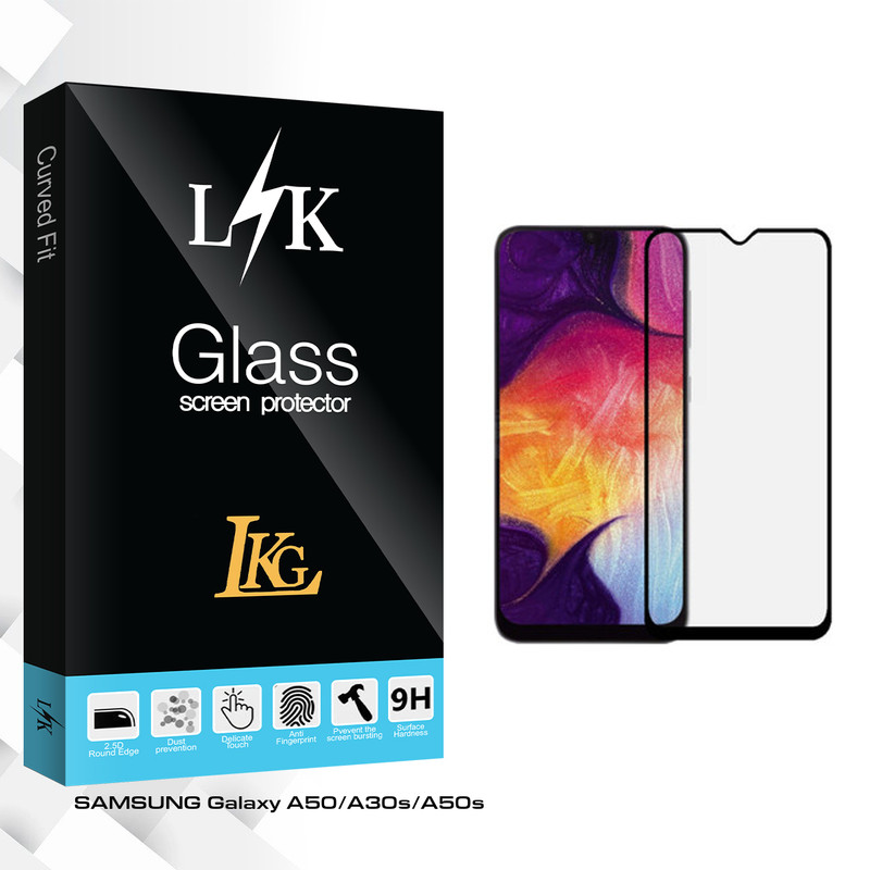 محافظ صفحه نمایش ال کا جی مدل LK Glass مناسب برای گوشی موبایل سامسونگ Galaxy A50/A30s/A50s
