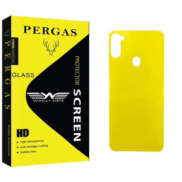 محافظ پشت گوشی وایلی نایس مدل Pergas Glass مناسب برای گوشی موبایل سامسونگ Galaxy A11