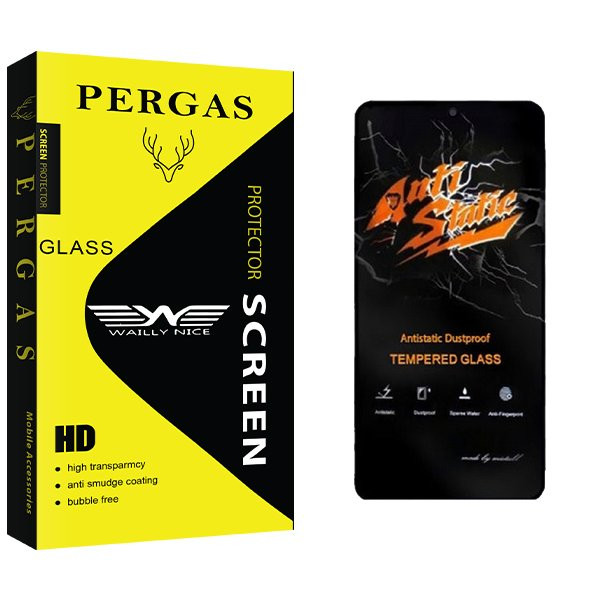 محافظ صفحه نمایش وایلی نایس مدل Pergas Antistatic مناسب برای گوشی موبایل شیائومی Poco M6 Pro
