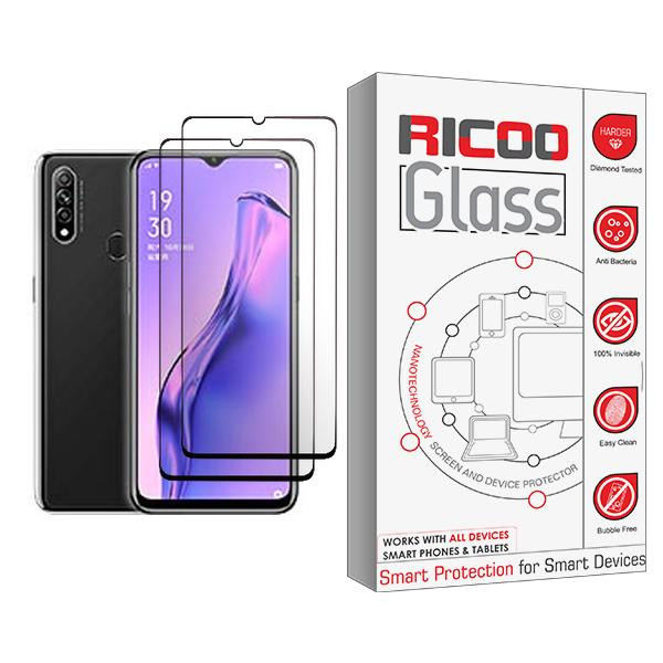 محافظ صفحه نمایش ریکو مدل Ricoo Glass MIX002 مناسب برای گوشی موبایل اوپو A8 بسته دو عددی