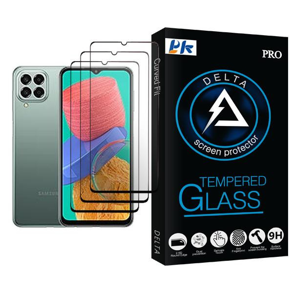 محافظ صفحه نمایش سرامیکی پی کی مدل Delta Glass3 مناسب برای گوشی موبایل سامسونگ Galaxy M33 بسته سه عددی