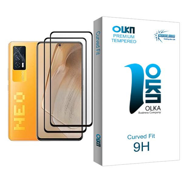 محافظ صفحه نمایش کولینگ مدل Olka Glass MIX002 مناسب برای گوشی موبایل ویوو iQOO Neo5 بسته دو عددی