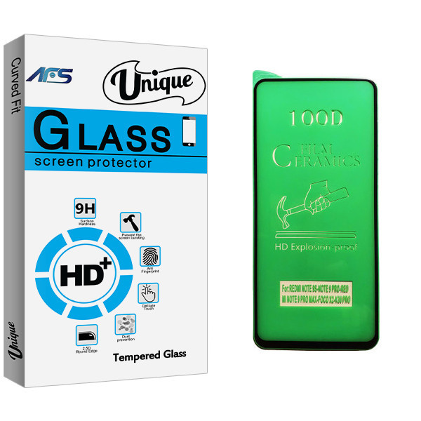 محافظ صفحه نمایش سرامیکی ای اف اس مدل Uni مناسب برای گوشی موبایل شیائومی Redmi Note 9 Pro Max