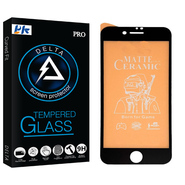 محافظ صفحه نمایش پی کی مدل Delta Glass مناسب برای گوشی موبایل اپل Iphone 7/ 8