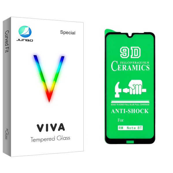 محافظ صفحه نمایش سرامیکی جانبو مدل Viva Glass مناسب برای گوشی موبایل شیائومی Redmi Note 8T