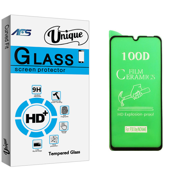 محافظ صفحه نمایش سرامیکی ای اف اس مدل Unique Glass مناسب برای گوشی موبایل هوآوی P 30 lite