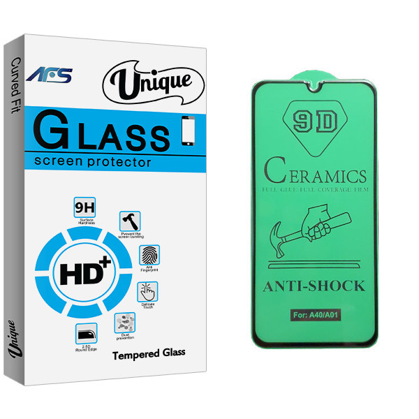 محافظ صفحه نمایش سرامیکی ای اف اس مدل Unique Glass مناسب برای گوشی موبایل سامسونگ Galaxy A01