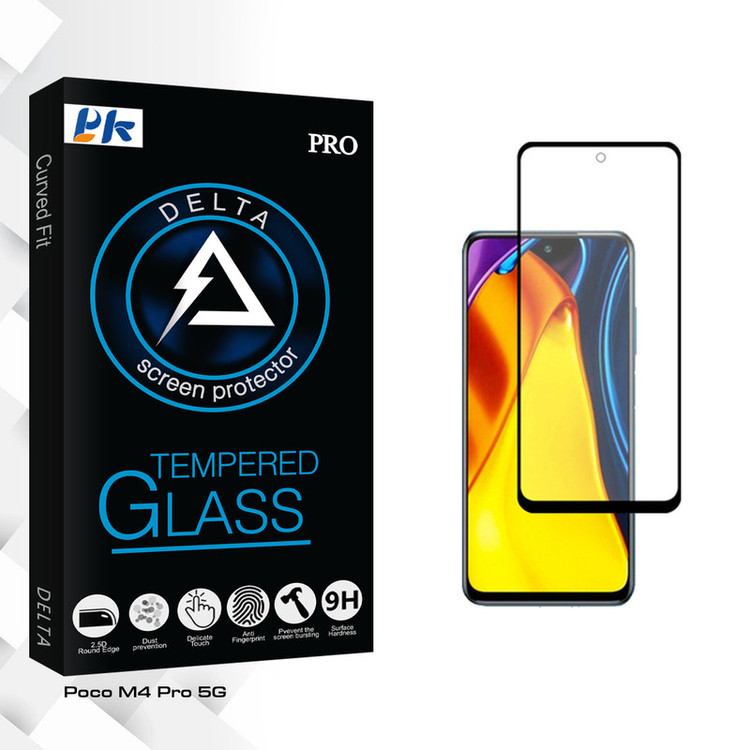 محافظ صفحه نمایش شیشه ای پی کی مدل Delta Pro مناسب برای گوشی موبایل شیائومی Poco M4 Pro 5G