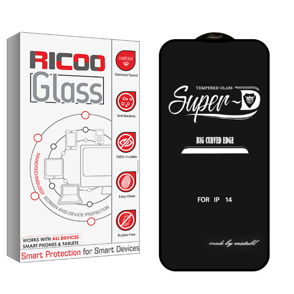 محافظ صفحه نمایش ریکو مدل RiC2 SuperD مناسب برای گوشی موبایل اپل iPhone 14