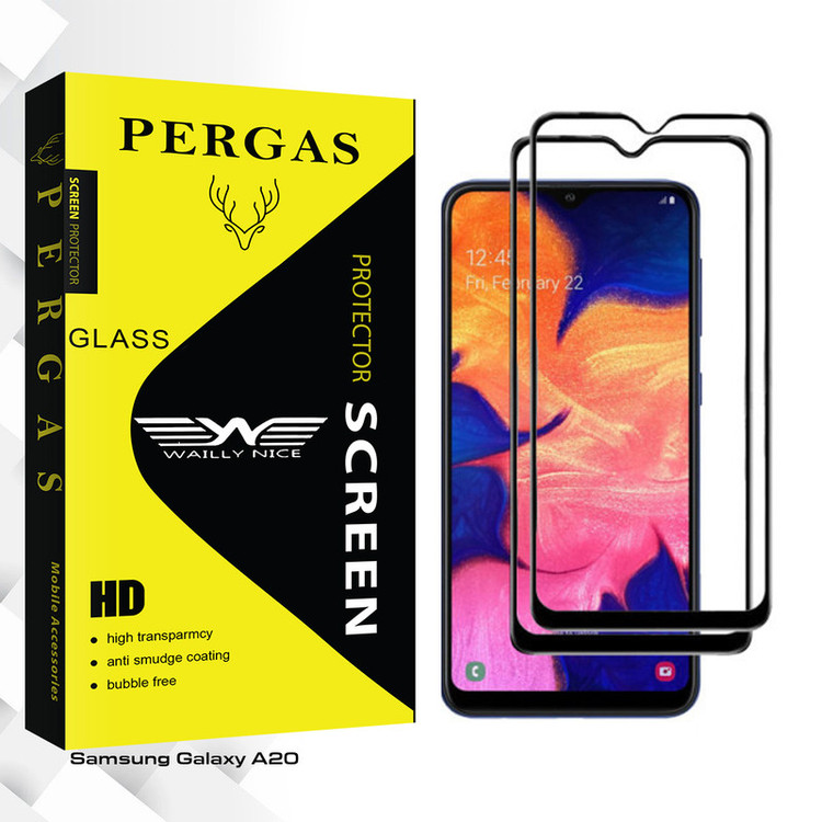 محافظ صفحه نمایش وایلی نایس مدل Pergas Glass مناسب برای گوشی موبایل سامسونگ Galaxy A20 بسته سه عددی