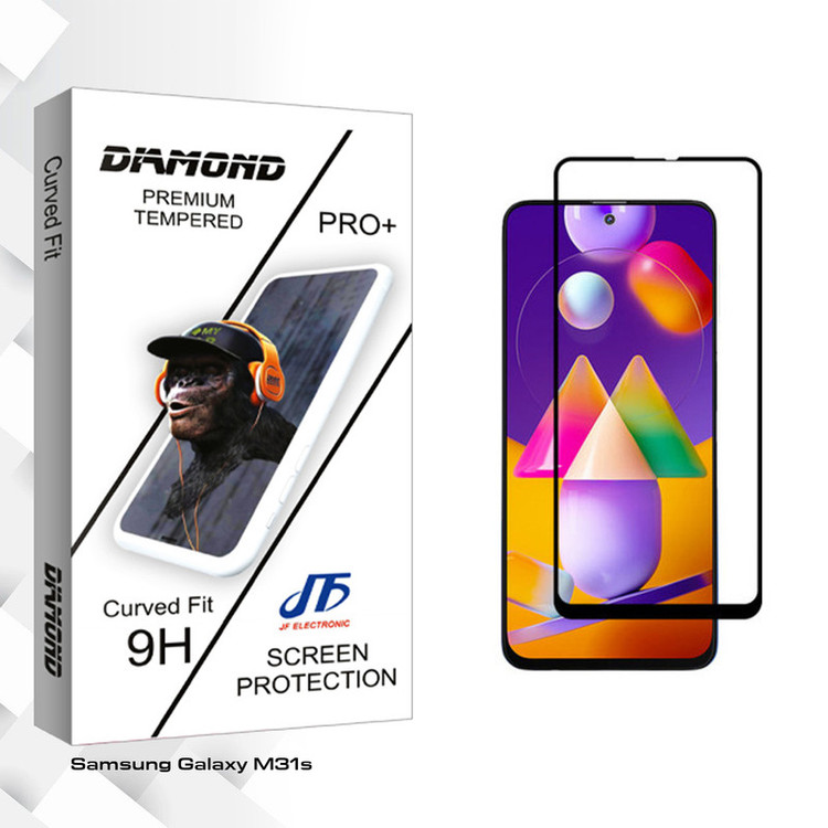 محافظ صفحه نمایش جی اف مدل Diamond glass مناسب برای گوشی موبایل سامسونگ Galaxy M31s