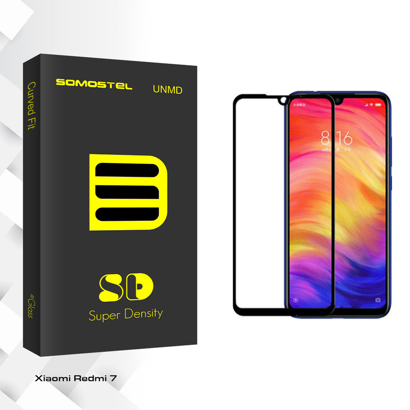 محافظ صفحه نمایش سوماستل مدل SD Glass مناسب برای گوشی موبایل شیائومی Redmi 7