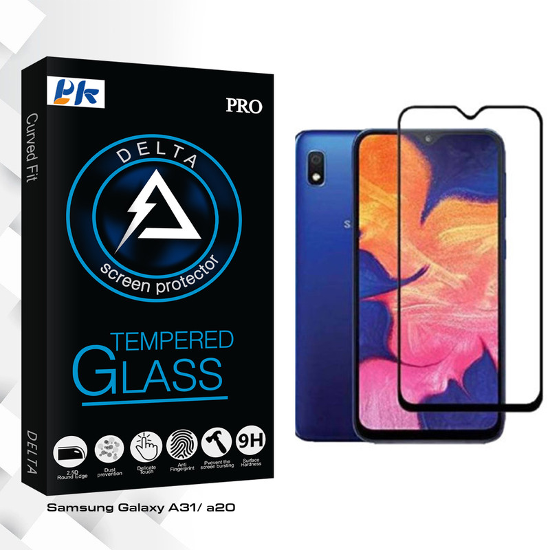 محافظ صفحه نمایش سرامیکی مات پی کی مدل Delta Glass مناسب برای گوشی موبایل سامسونگ Galaxy A31/ a20