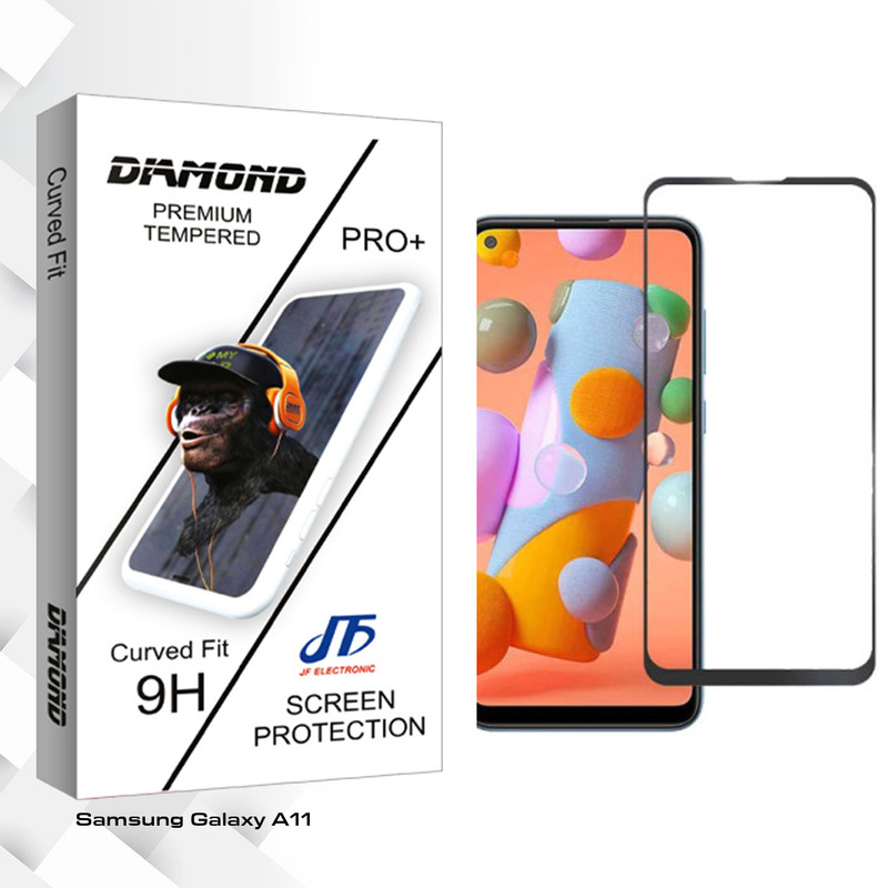 محافظ صفحه نمایش جی اف مدل Diamond glass مناسب برای گوشی موبایل سامسونگ galaxy a11