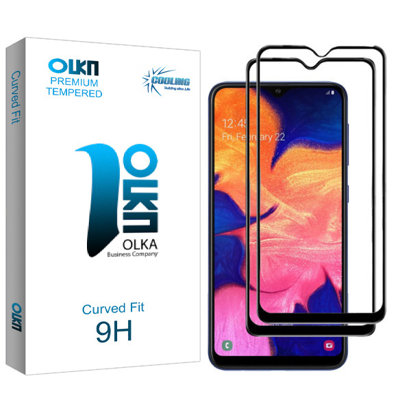 محافظ صفحه نمایش کولینگ مدل Olka glass مناسب برای گوشی موبایل سامسونگ Galaxy M10 بسته دو عددی