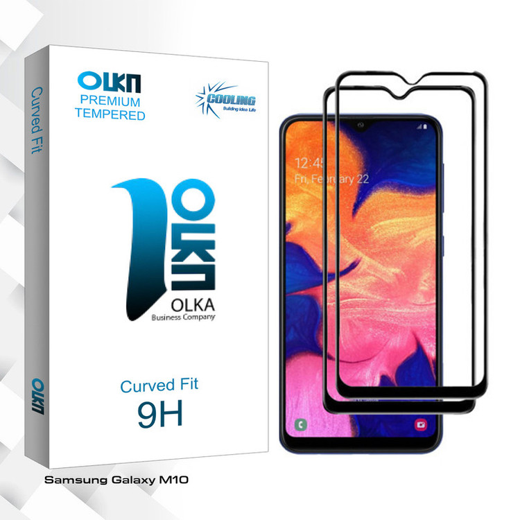 محافظ صفحه نمایش کولینگ مدل Olka glass مناسب برای گوشی موبایل سامسونگ Galaxy M10 بسته دو عددی