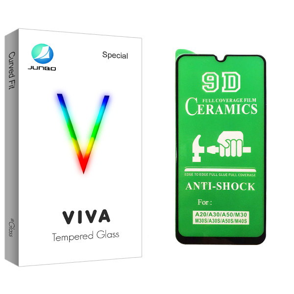 محافظ صفحه نمایش سرامیکی جانبو مدل Viva Glass مناسب برای گوشی موبایل سامسونگ Galaxy A20