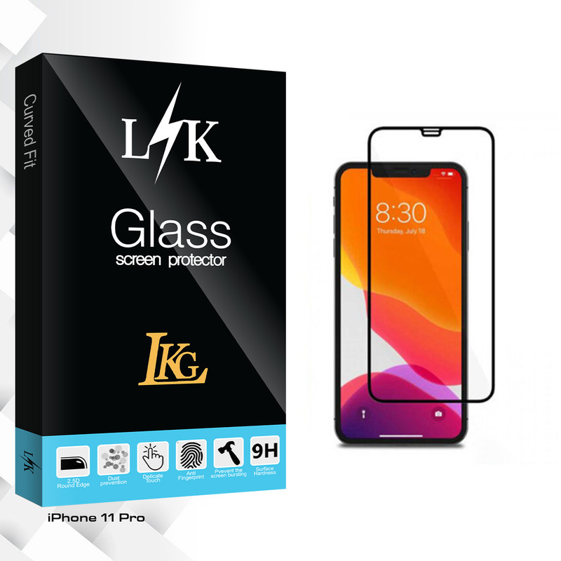محافظ صفحه نمایش سرامیکی ال کا جی مدل LK Glass مناسب برای گوشی موبایل اپل iPhone11 Pro