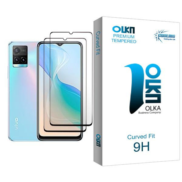 محافظ صفحه نمایش سرامیکی کولینگ مدل Olka Glass2 مناسب برای گوشی موبایل ویوو Y33s بسته دو عددی