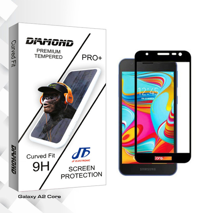محافظ صفحه نمایش شیشه ای جی اف مدل Diamond glass مناسب برای گوشی موبایل سامسونگ Galaxy A2 Core