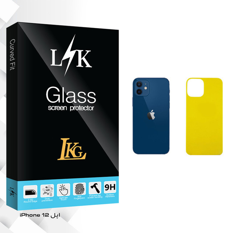 محافظ پشت گوشی ال کا جی مدل LK Glass مناسب برای گوشی موبایل اپل iPhone 12
