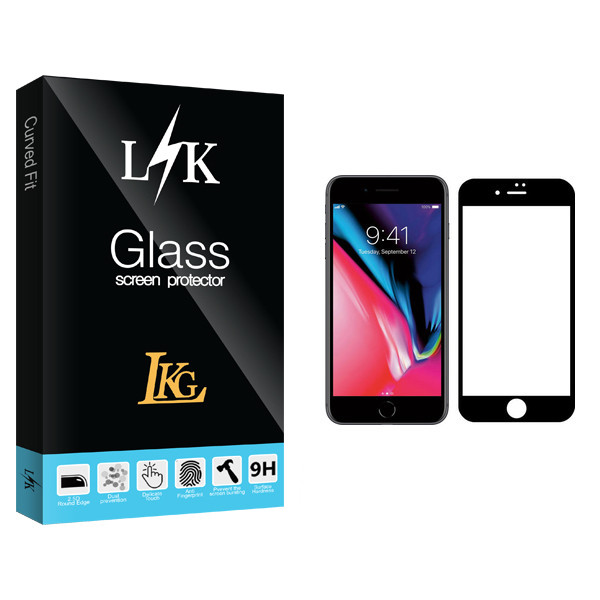 محافظ صفحه نمایش ال کا جی مدل LK Glass مناسب برای گوشی موبایل اپل iPhone 8