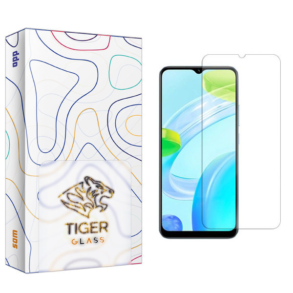 محافظ صفحه نمایش تایگر گلس مدل SAM مناسب برای گوشی موبایل ریلمی C30