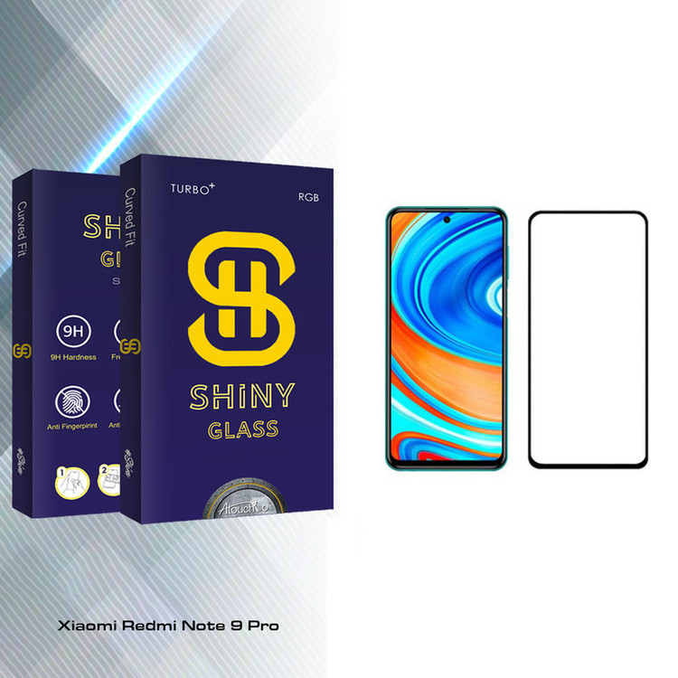 محافظ صفحه نمایش آتوچبو مدل Shiny Glass مناسب برای گوشی موبایل شیائومی Redmi Note 9 Pro