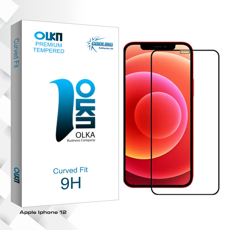محافظ صفحه نمایش کولینگ مدل Olka glass مناسب برای گوشی موبایل اپل Iphone 12