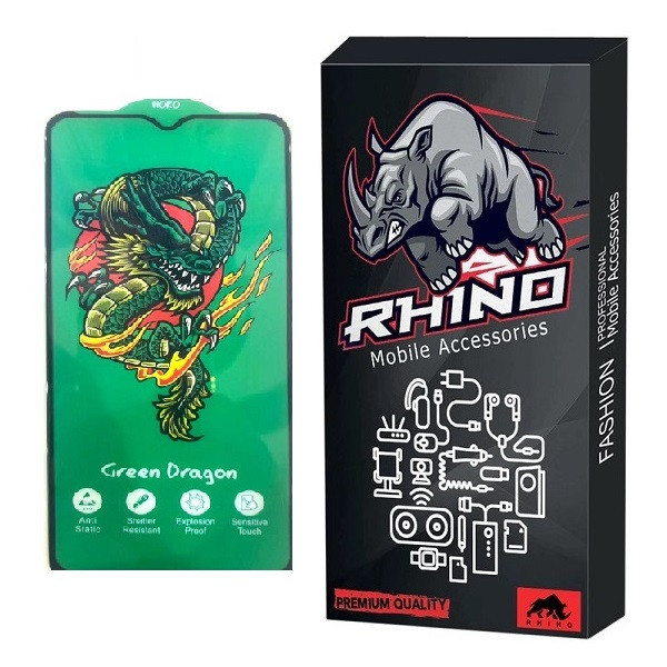 محافظ صفحه نمایش راینو مدل Dragon مناسب برای گوشی موبایل اپل iPhone 14 pro