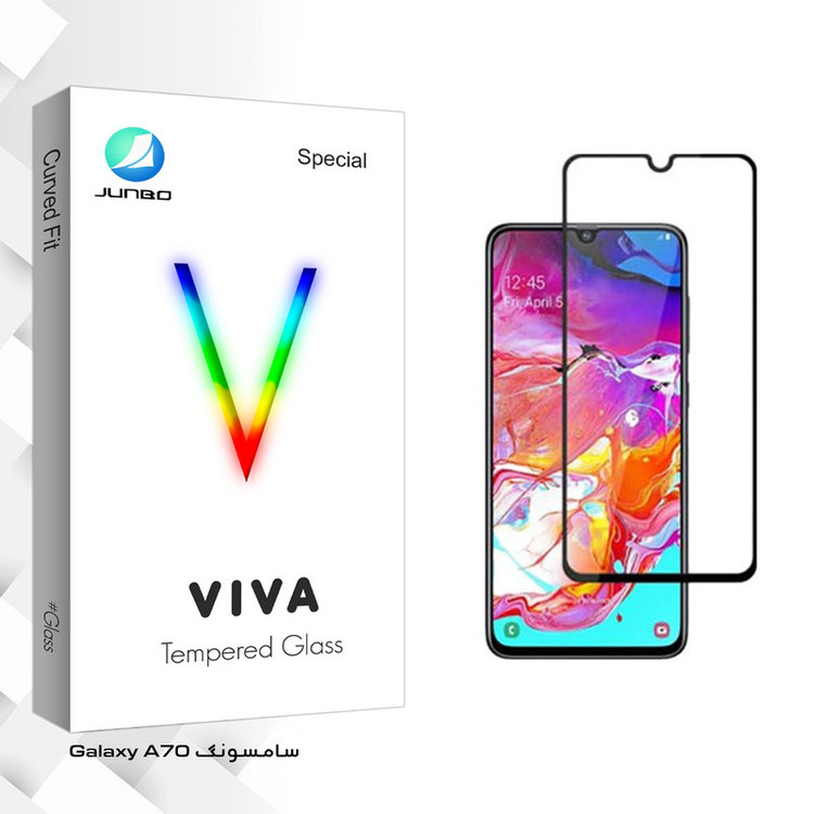 محافظ صفحه نمایش جانبو مدل Viva Glass مناسب برای گوشی موبایل سامسونگ Galaxy A70