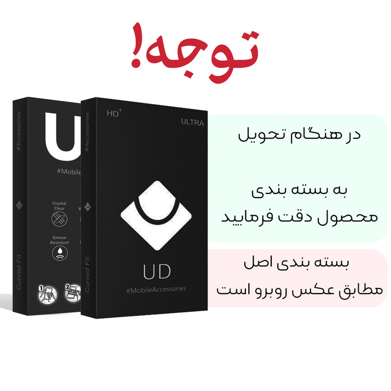 محافظ صفحه نمایش مات یو دی مدل ULTRA مناسب برای گوشی موبایل سامسونگ Galaxy A10
