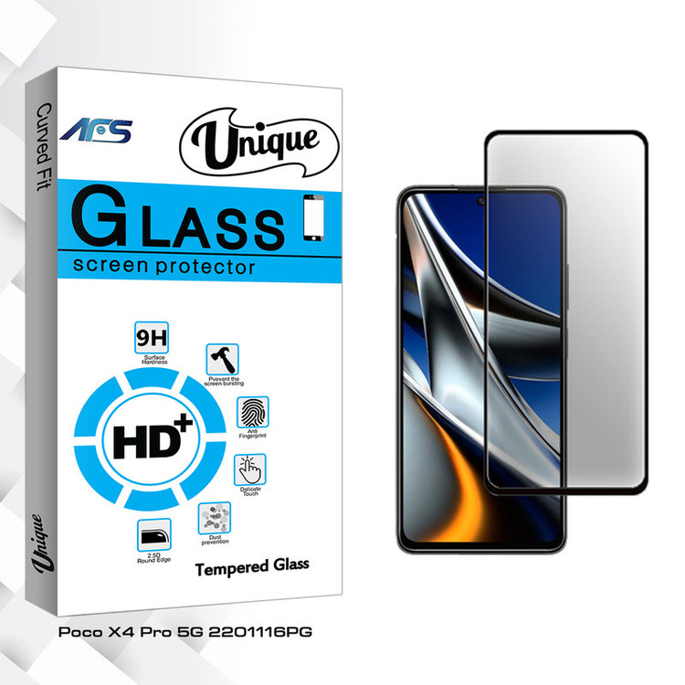 محافظ صفحه نمایش سرامیکی مات ای اف اس مدل Unique Glass مناسب برای گوشی موبایل شیائومی Poco X4 Pro 5G 2201116PG