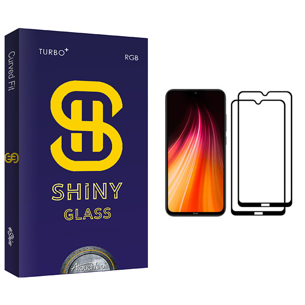 محافظ صفحه نمایش آتوچبو مدل Shiny Glass مناسب برای گوشی موبایل شیائومی Redmi Note 8 بسته دو عددی