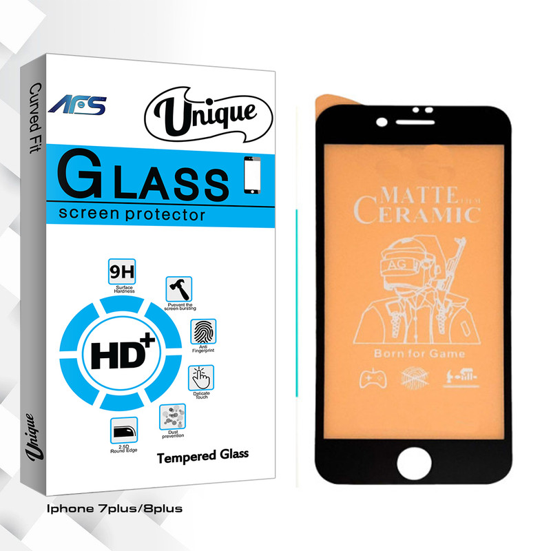 محافظ صفحه نمایش مات ای اف اس مدل Uni مناسب برای گوشی موبایل اپل Iphone 7plus/8plus