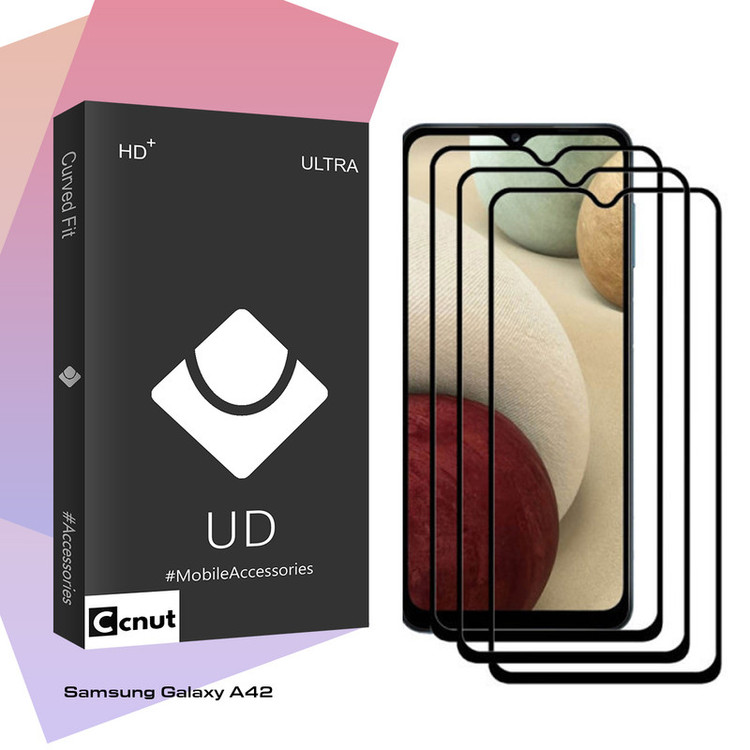 محافظ صفحه نمایش کوکونات مدل UD Black مناسب برای گوشی موبایل سامسونگ A42 بسته سه عددی