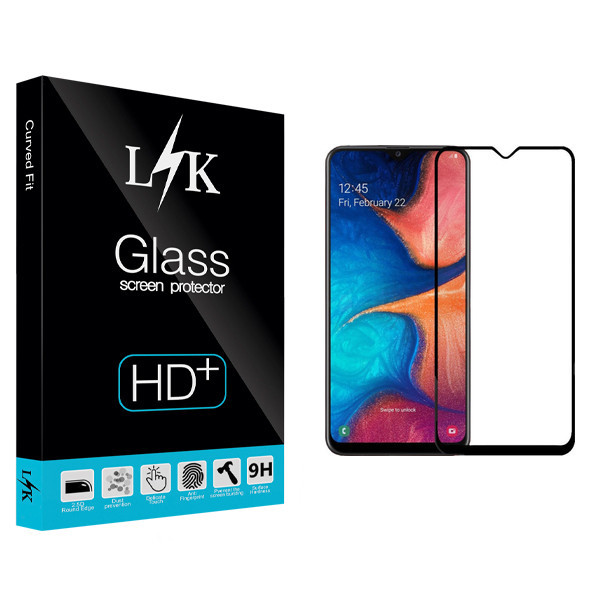 محافظ صفحه نمایش ال کی مدل +LITE مناسب برای گوشی موبایل سامسونگ GLAXY A20