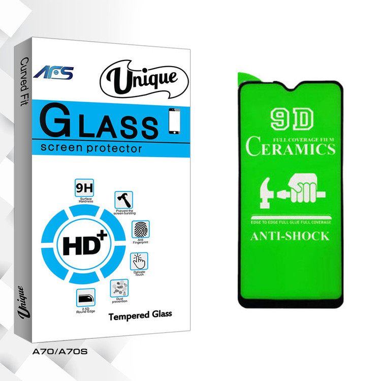 محافظ صفحه نمایش ای اف اس مدل Unique Glass مناسب برای گوشی موبایل سامسونگ Galaxy A70/A70S