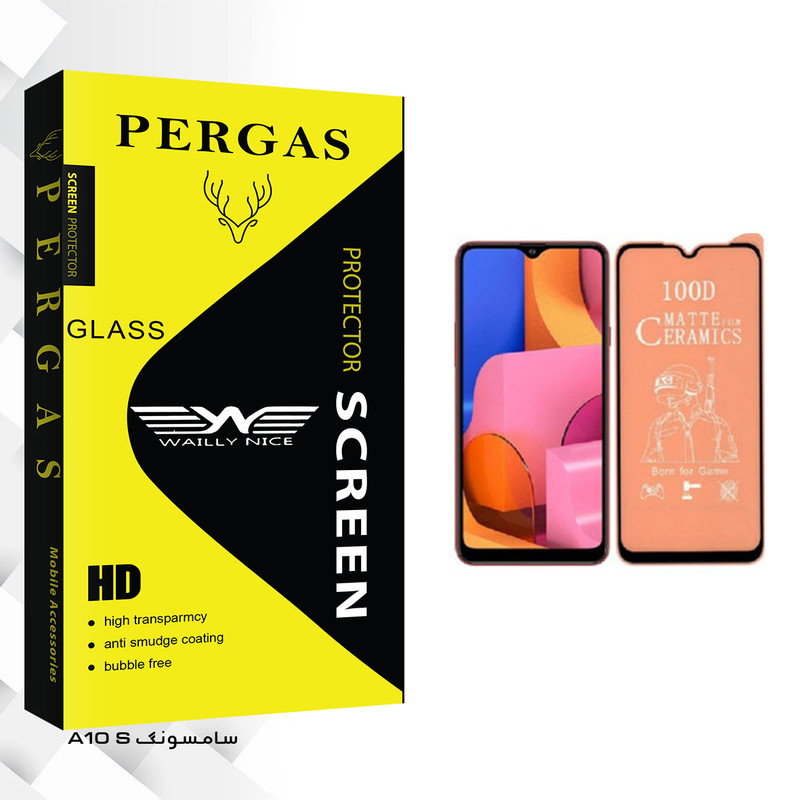 محافظ صفحه نمایش مات وایلی نایس مدل Pergas Glass مناسب برای گوشی موبایل سامسونگGalaxy A10 S