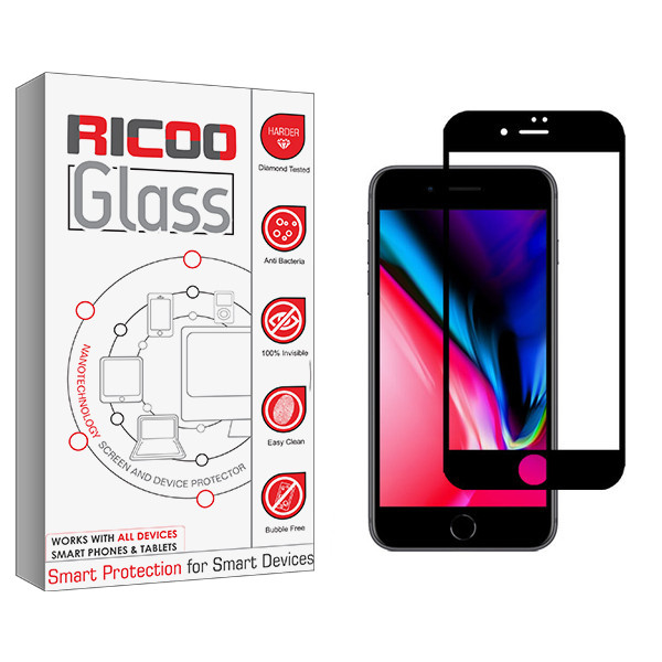 محافظ صفحه نمایش ریکوو مدل +HD مناسب برای گوشی موبایل اپل iPhone 8 Plus