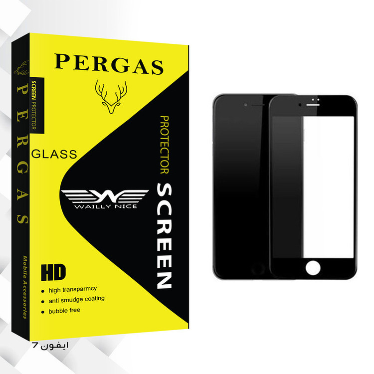 محافظ صفحه نمایش وایلی نایس مدل Pergas Glass مناسب برای گوشی موبایل اپل iPhone 7