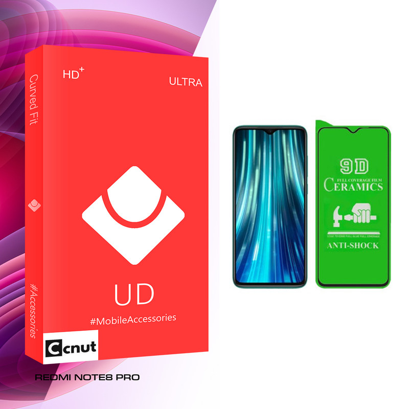 محافظ صفحه نمایش سرامیکی کوکونات مدل UD Glass مناسب برای گوشی موبایل شیائومی REDMI NOTE8 PRO