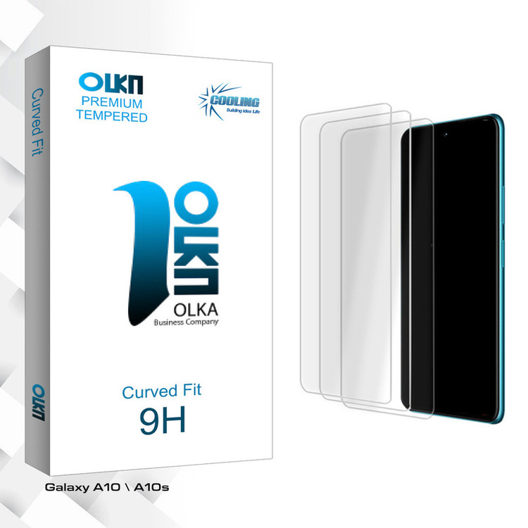 محافظ صفحه نمایش شیشه ای کولینگ مدل Olka Glass MIX3 مناسب برای گوشی موبایل سامسونگ Galaxy A10 \ A10s بسته سه عددی